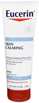 Eucerin Skin Calming Moisturizing Cream for Dry & Itchy Skin, 8 oz