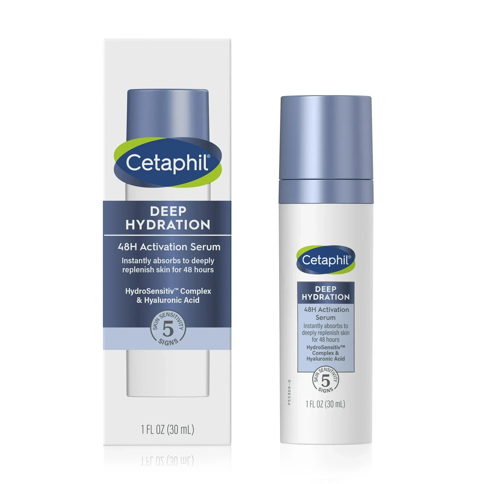 Cetaphil Deep Hydration 48-Hour Serum for Dehydrated Skin, Fragrance-Free, 1 oz - Pack of 2 - Exotic Pro
