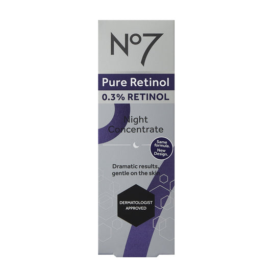 No7 Pure Retinol 0.3% Night Concentrate, 1 fl oz