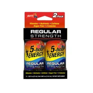 5-hour ENERGY Shot Berry 2-Pack | Regular Strength Liquid Energy Supplement - Exotic Pro