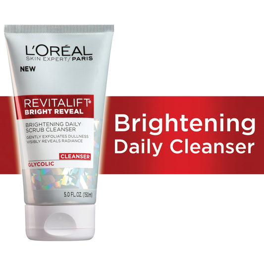 L'Oreal Revitalift Bright Reveal Daily Scrub Cleanser – 5 fl oz