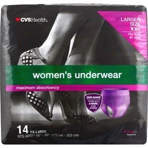 CVS Health Women's Underwear XX-Large, Max Absorbency, 14 Ct - Exotic Pro