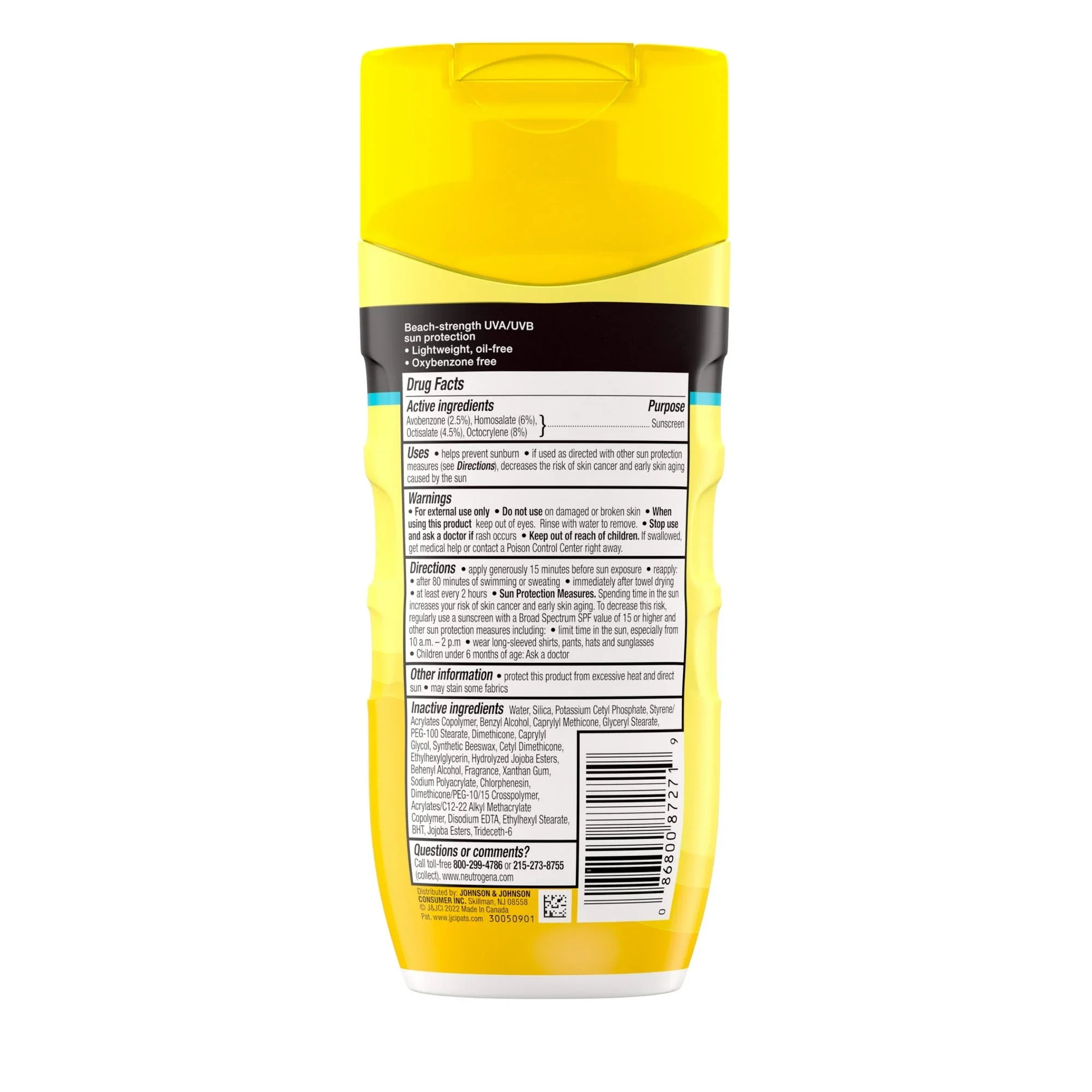 Neutrogena Beach Defense Sunscreen Lotion SPF 30, Oil-Free, 6.7 oz - Exotic Pro