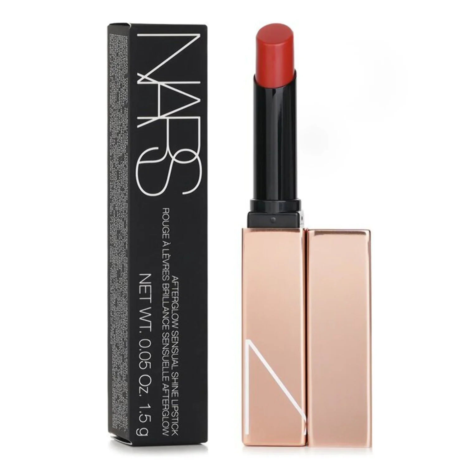 NARS Afterglow Shine Lipstick - 223 Idolized | Hydrating Glow 0.05 oz - Exotic Pro