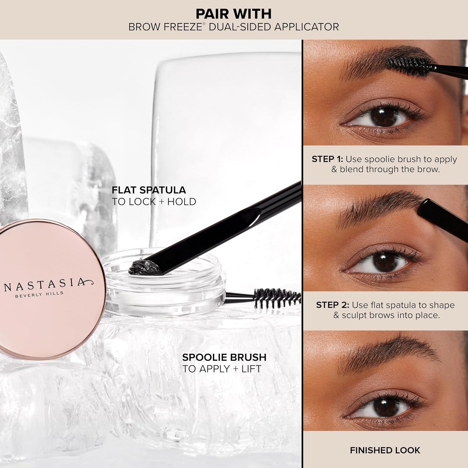 Anastasia Beverly Hills Brow Freeze Extreme Hold Sculpting Wax – Clear 0.28 oz