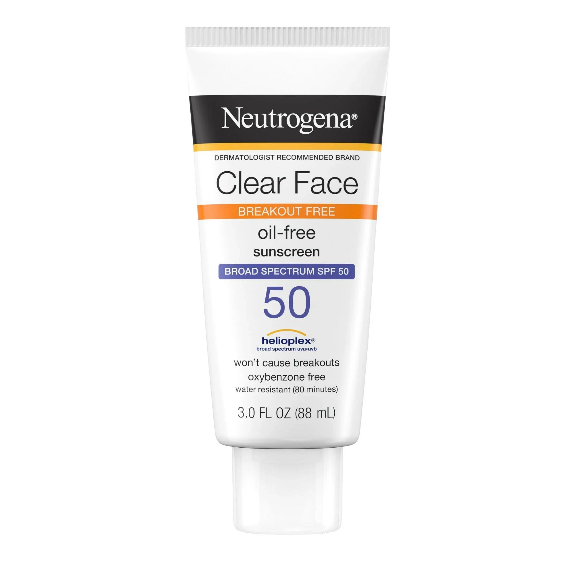 Neutrogena Clear Face SPF 50 Sunscreen for Oily Skin – 3 fl oz - Exotic Pro