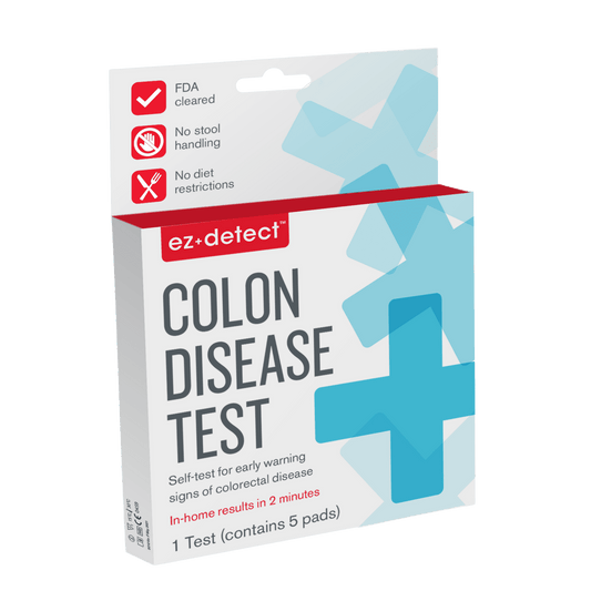 EZ+Detect Colon Disease Test - FDA-Cleared In-Home Colorectal Screening Kit