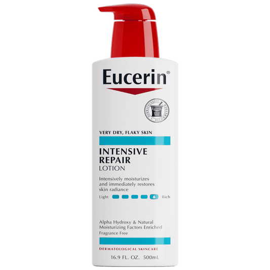 Eucerin Intensive Repair Body Lotion for Very Dry Skin, Fragrance-Free, 16.9 oz