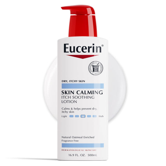 Eucerin Skin Calming Body Lotion for Dry & Itchy Skin Relief, 16.9 fl oz