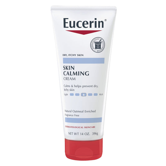 Eucerin Skin Calming Daily Moisturizing Cream for Dry & Itchy Skin, 14 oz
