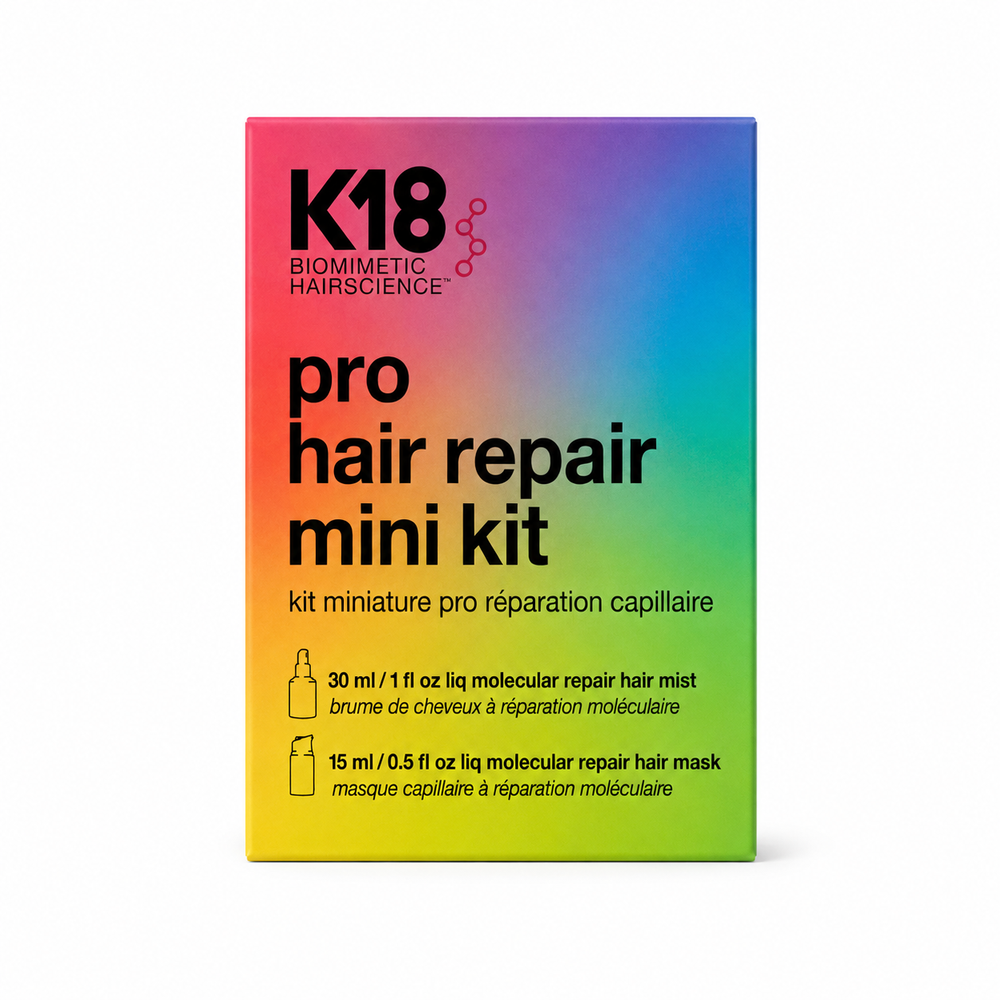 K18 Pro Hair Repair Mini Kit – Molecular Repair Hair Mist & Mask