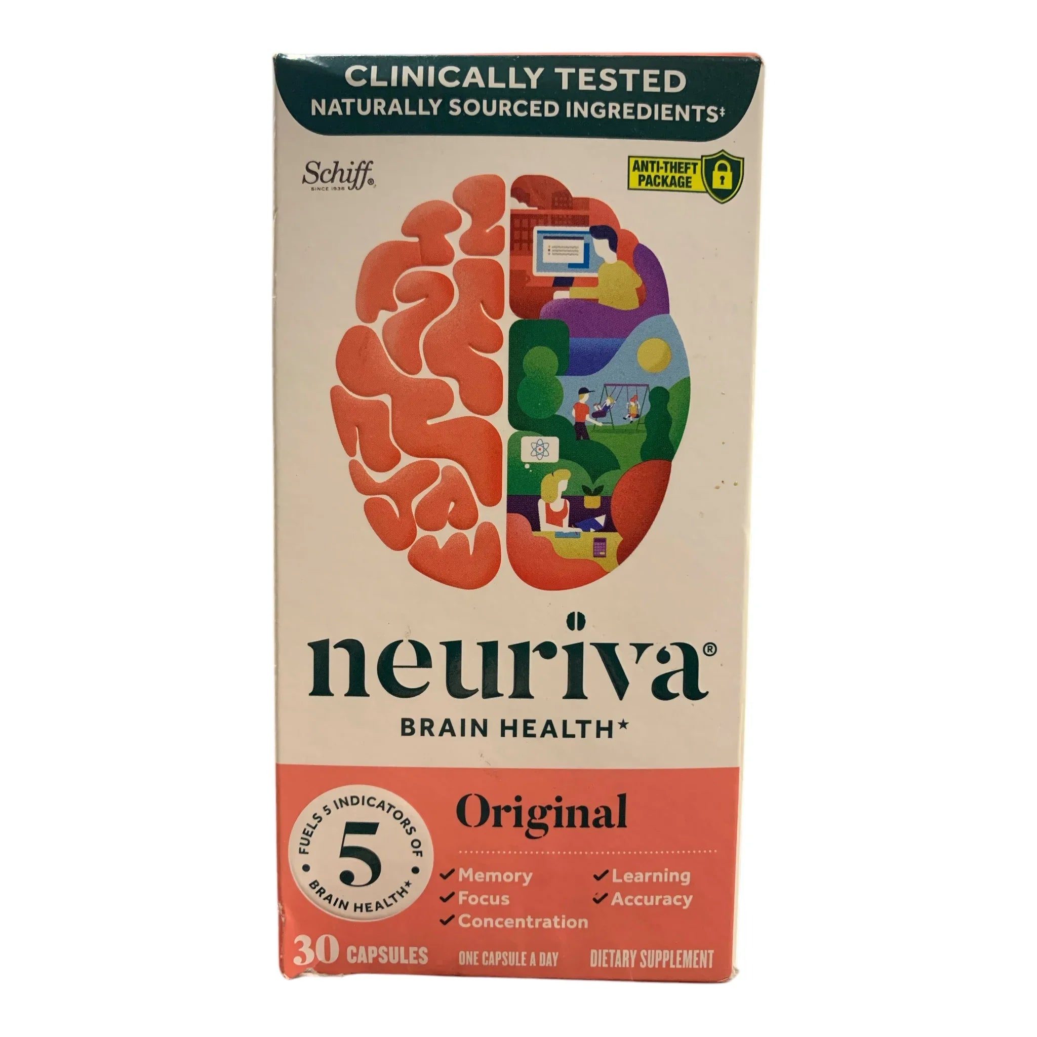 Neuriva Original Brain Health Capsules for Memory & Focus Support, 30ct - Exotic Pro