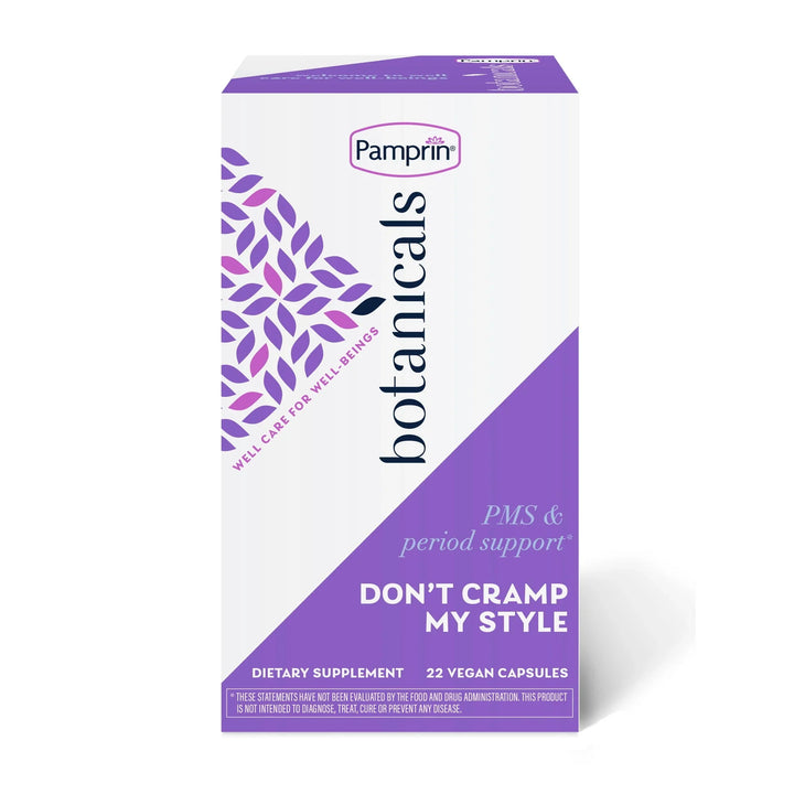 Pamprin Botanicals PMS &amp; Period Support Supplement – 22 Ct - Exotic Pro
