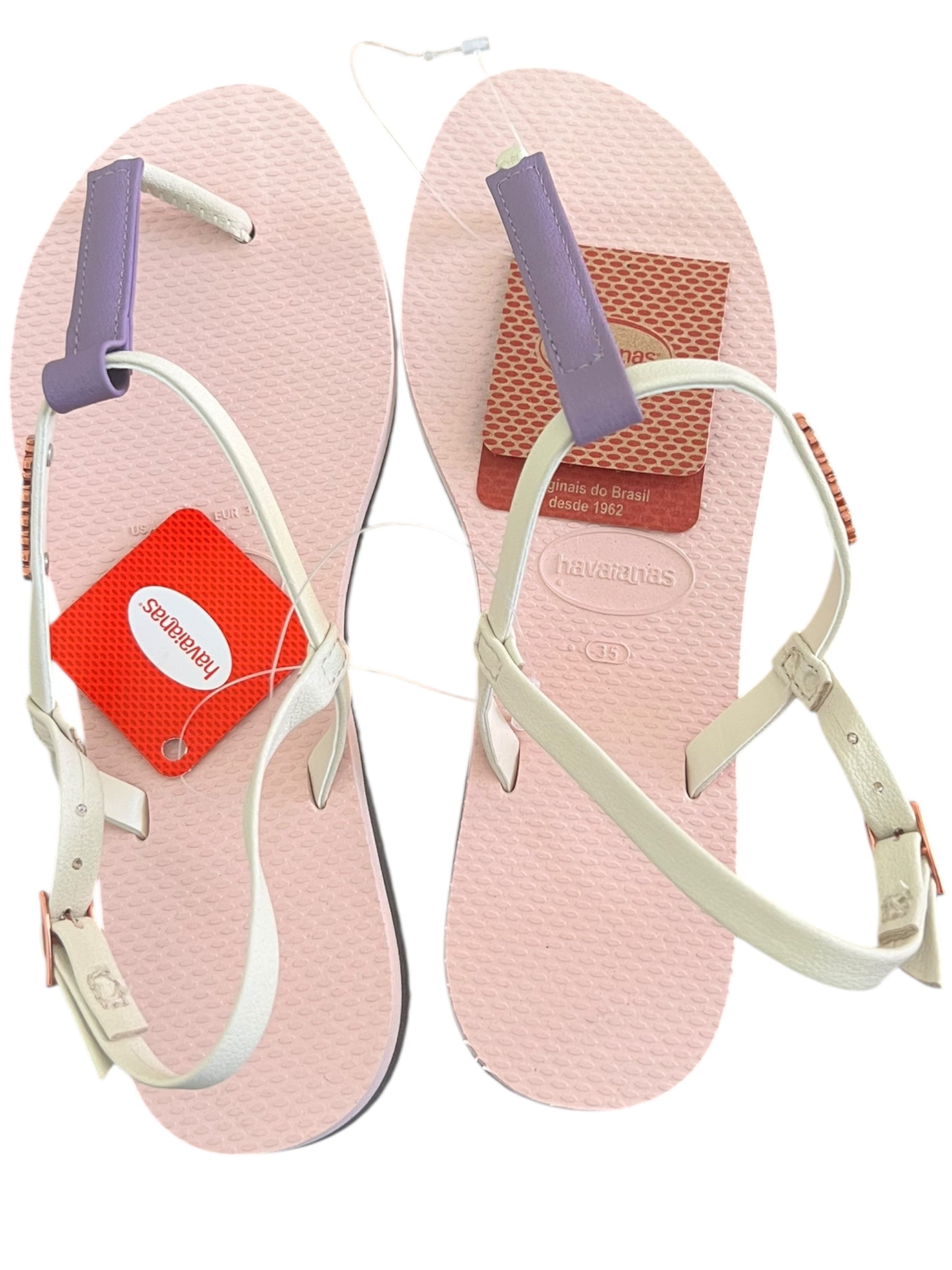 Havaianas Women's You Rio Flip Flop Sandals - Ballet Rose Size 35 (USA 5.5, EUR 37) - Exotic Pro