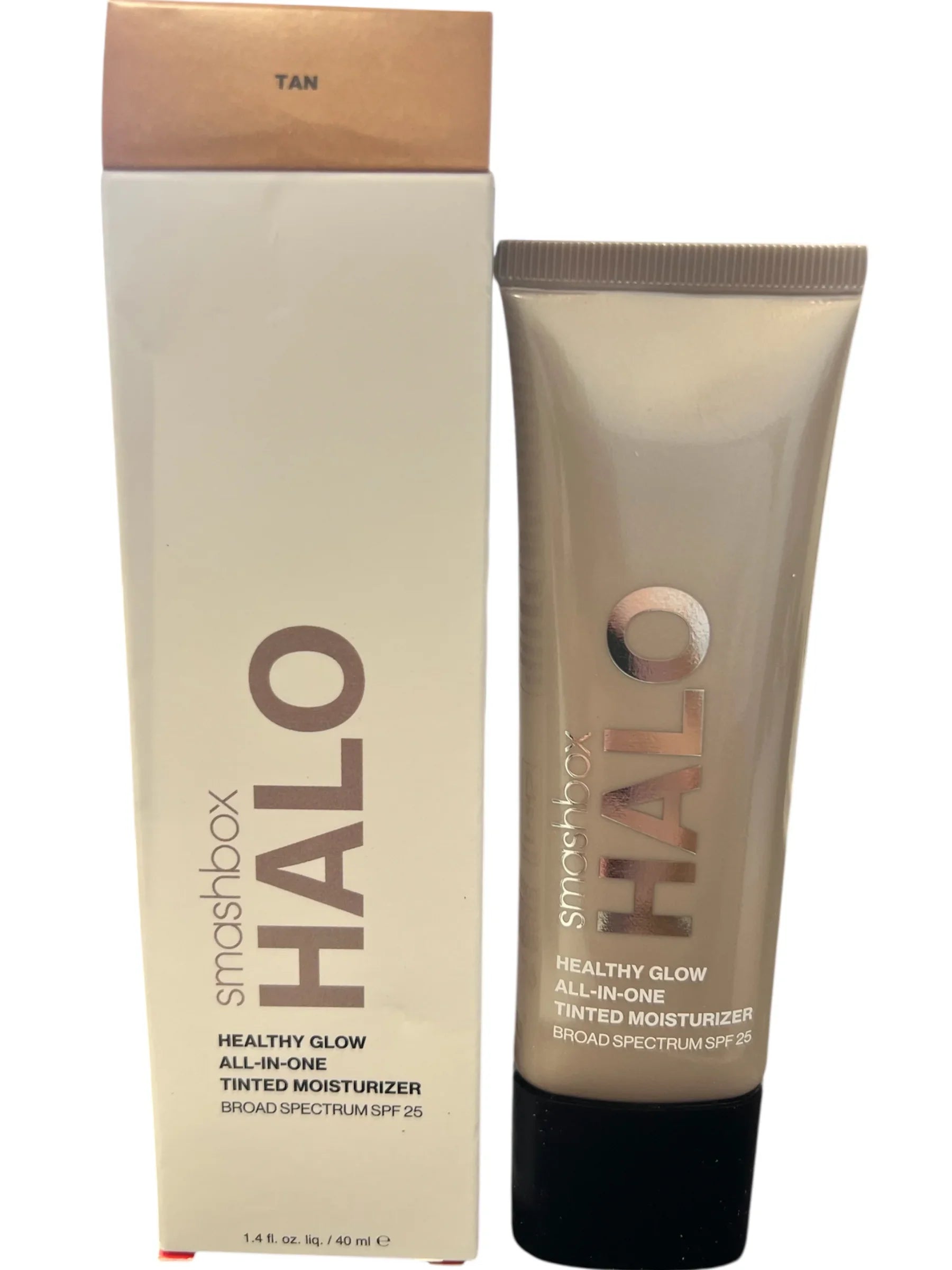 Smashbox Halo Tinted Moisturizer SPF 25 Tan | All-in-One Glow 1.4oz - Exotic Pro
