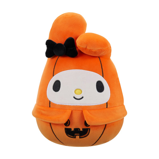 8" Squishmallows My Melody Pumpkin Plush – Official Hello Kitty Toy - Exotic Pro
