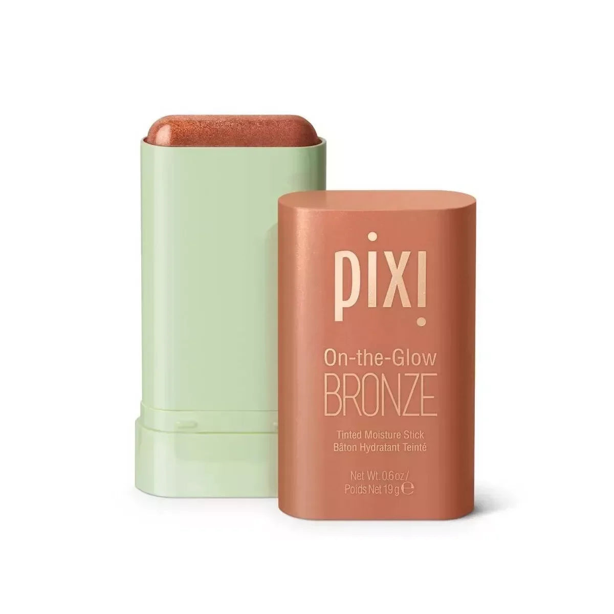 PIXI On The Glow BRONZER RICH GLOW tinted moisture stick lips cheeks - 0.6 oz - Exotic Pro