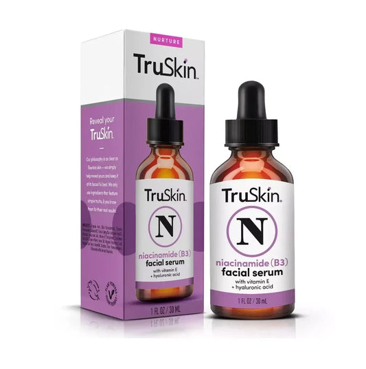 TruSkin Niacinamide (B3) Facial Serum | For All Skin Types | 1 fl oz | Clarify & Brighten - Exotic Pro