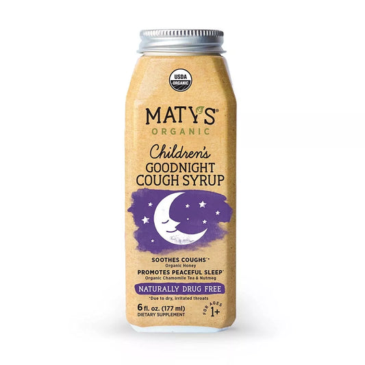 Maty's Organic Children's Goodnight Cough Syrup – Drug-Free, 6 fl oz