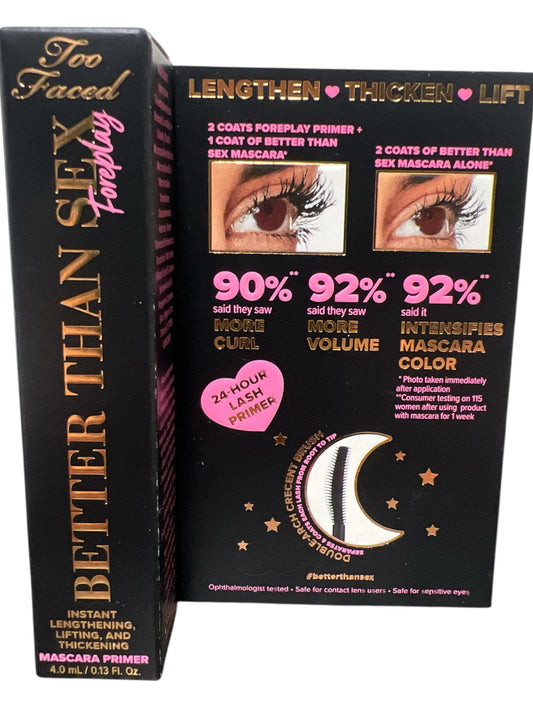 Too Faced Better Than Sex Foreplay Mascara Primer – Black 0.27 fl oz